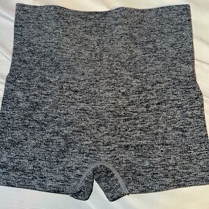 Short athletic shorts.